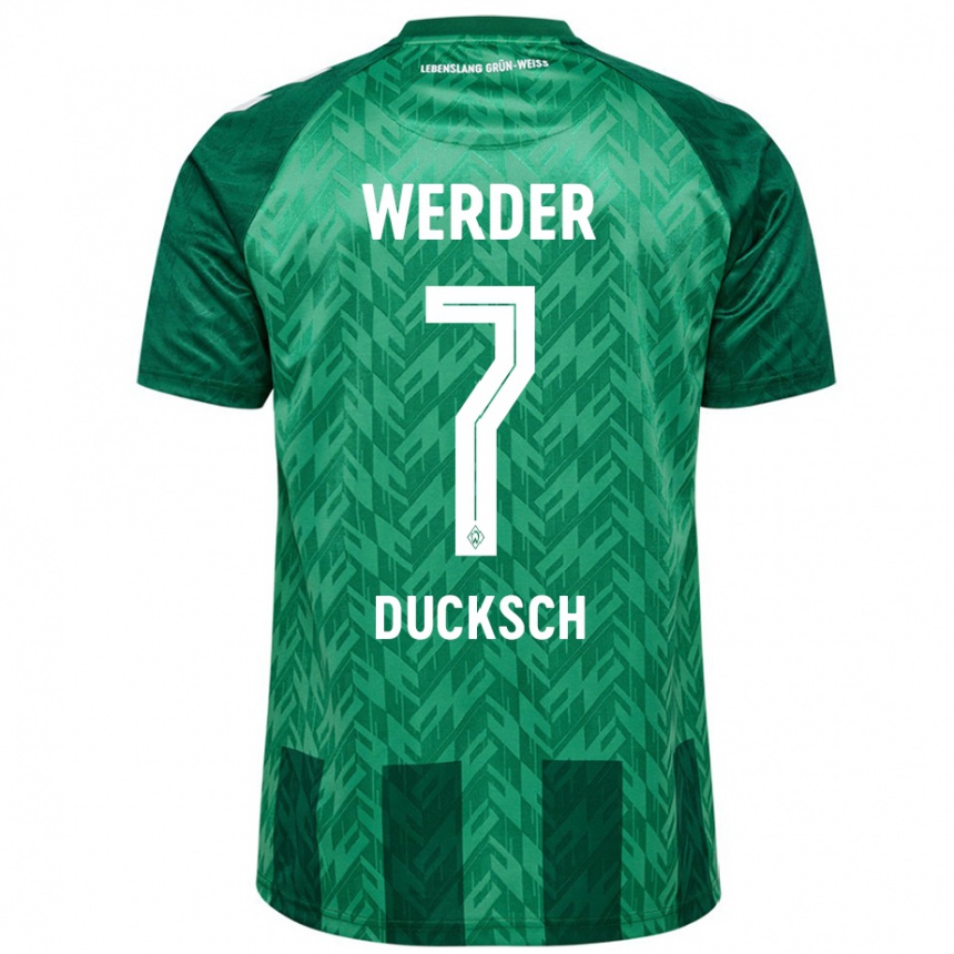 Hombre Fútbol Camiseta Marvin Ducksch #7 Verde 1ª Equipación 2024/25 Perú