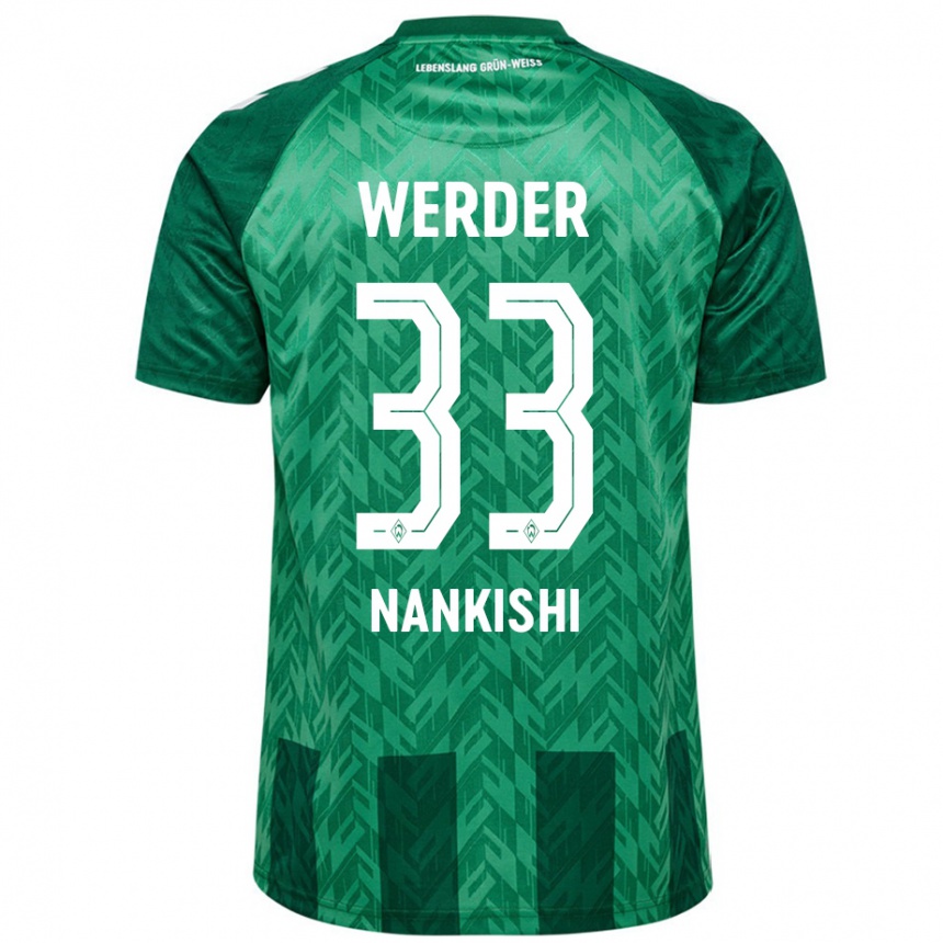 Hombre Fútbol Camiseta Abdenego Nankishi #33 Verde 1ª Equipación 2024/25 Perú