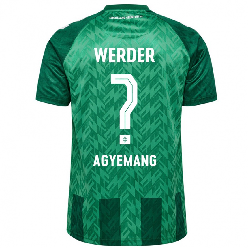 Hombre Fútbol Camiseta Caleb Agyemang #0 Verde 1ª Equipación 2024/25 Perú