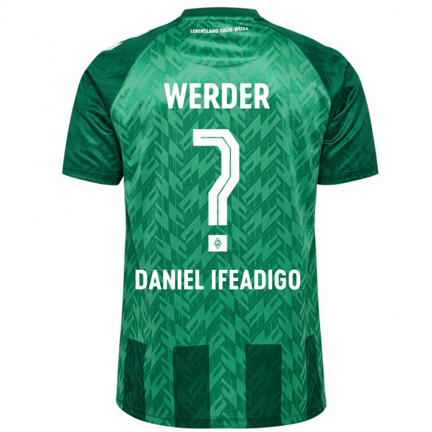 Hombre Fútbol Camiseta Kamsiyonna Daniel Ifeadigo #0 Verde 1ª Equipación 2024/25 Perú