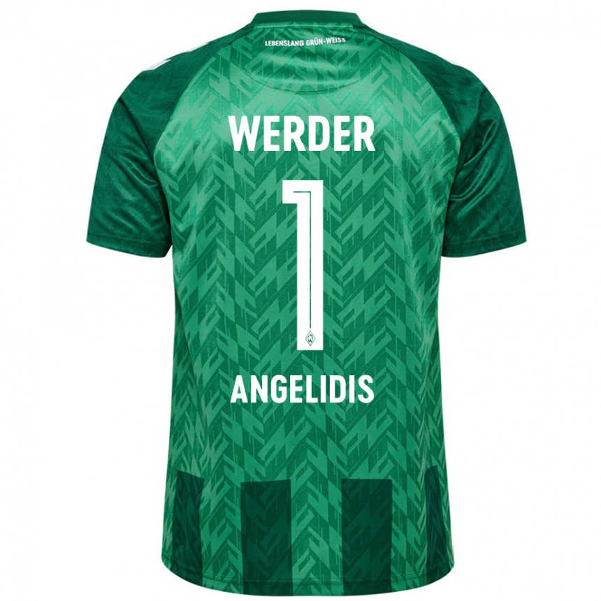 Hombre Fútbol Camiseta Spyros Angelidis #1 Verde 1ª Equipación 2024/25 Perú