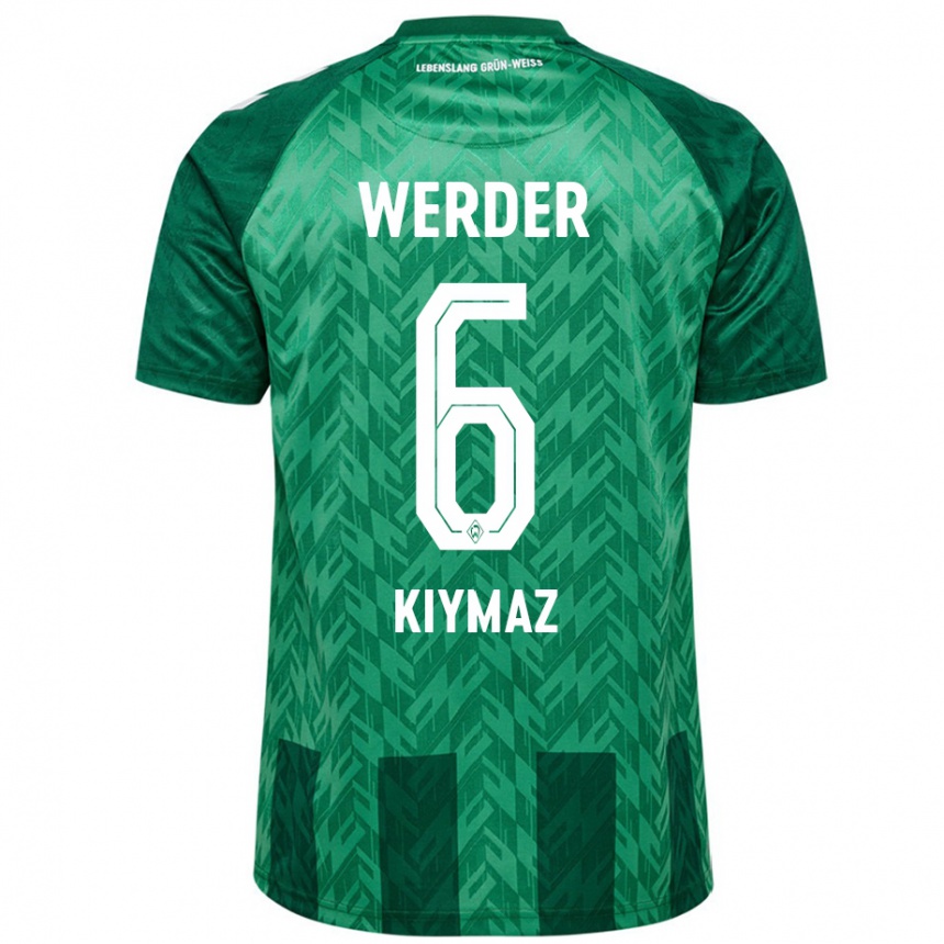 Hombre Fútbol Camiseta Anil Kiymaz #6 Verde 1ª Equipación 2024/25 Perú