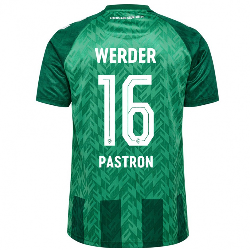 Hombre Fútbol Camiseta Alvin Pastron #16 Verde 1ª Equipación 2024/25 Perú