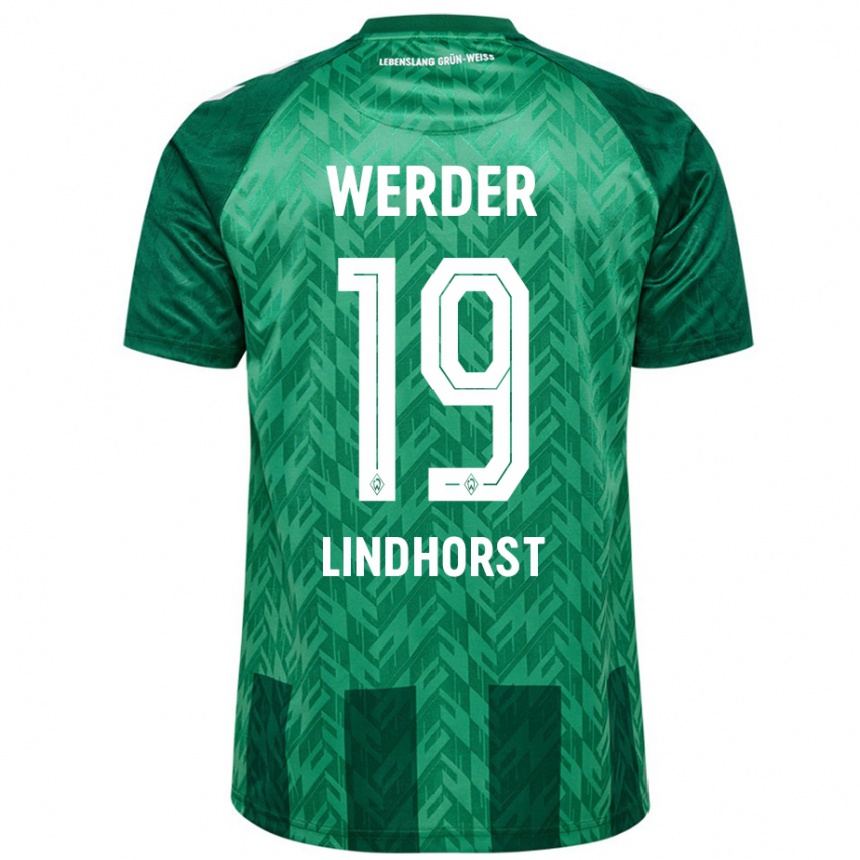 Hombre Fútbol Camiseta Jerrit Lindhorst #19 Verde 1ª Equipación 2024/25 Perú