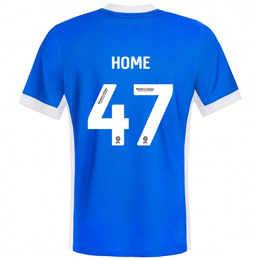 Hombre Fútbol Camiseta Josh Home #47 Azul Blanco 1ª Equipación 2024/25 Perú