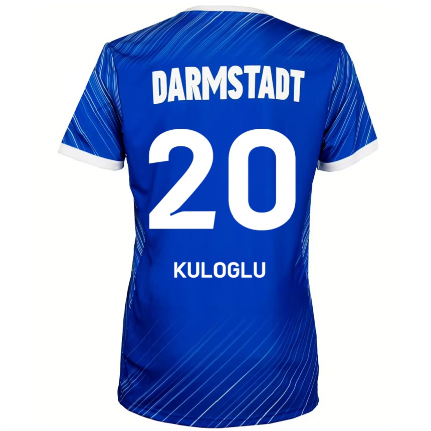 Hombre Fútbol Camiseta Can Kuloglu #20 Azul Blanco 1ª Equipación 2024/25 Perú