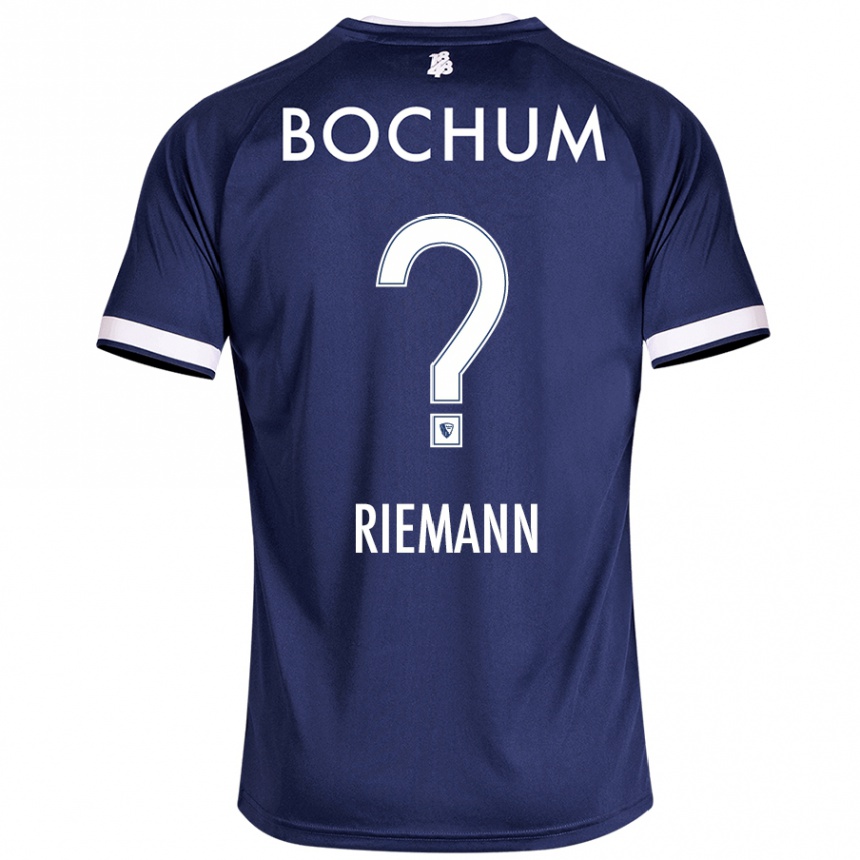 Hombre Fútbol Camiseta Manuel Riemann #0 Azul Oscuro 1ª Equipación 2024/25 Perú