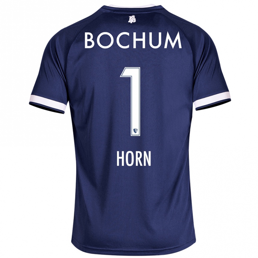 Hombre Fútbol Camiseta Timo Horn #1 Azul Oscuro 1ª Equipación 2024/25 Perú