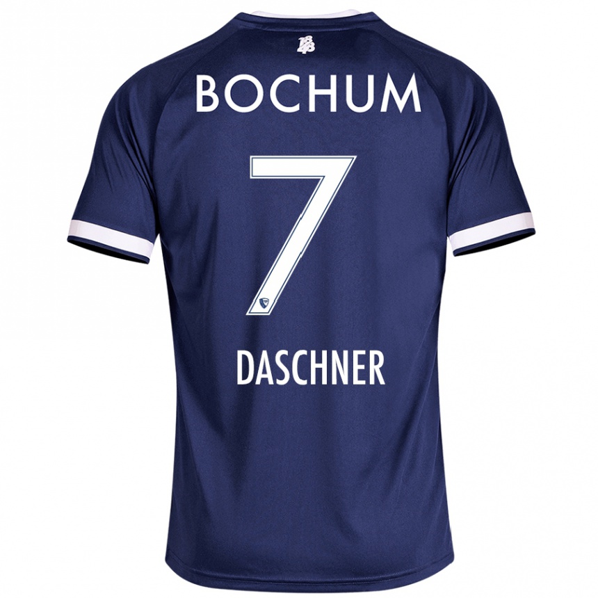 Hombre Fútbol Camiseta Lukas Daschner #7 Azul Oscuro 1ª Equipación 2024/25 Perú