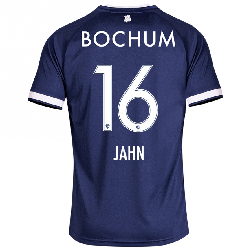 Hombre Fútbol Camiseta Niklas Jahn #16 Azul Oscuro 1ª Equipación 2024/25 Perú