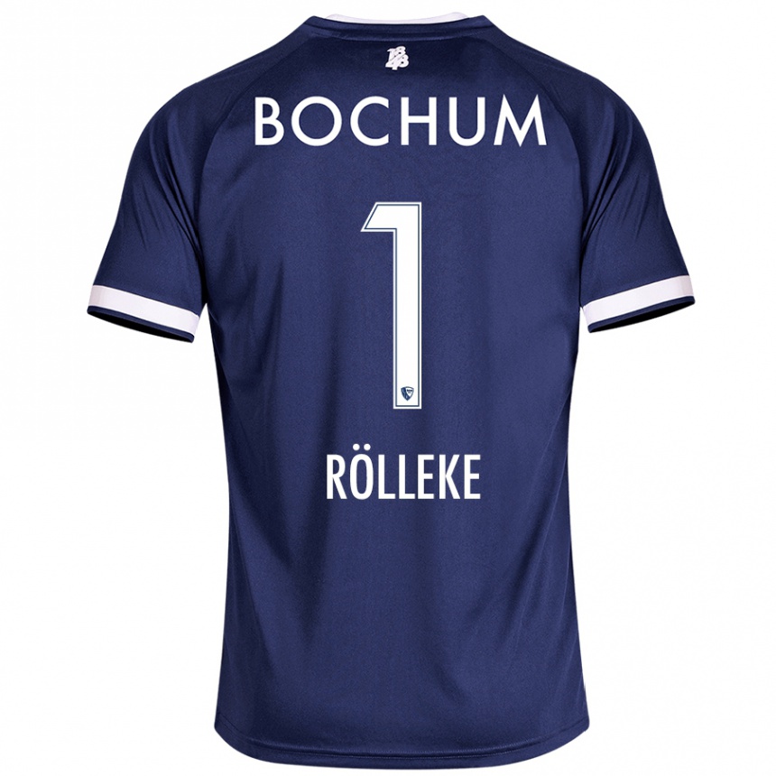 Hombre Fútbol Camiseta Hugo Rölleke #1 Azul Oscuro 1ª Equipación 2024/25 Perú