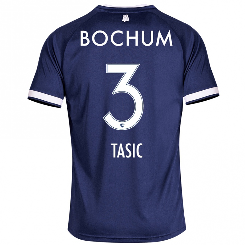 Hombre Fútbol Camiseta Stevan Tasic #3 Azul Oscuro 1ª Equipación 2024/25 Perú