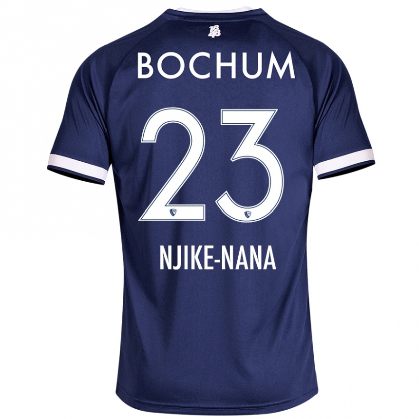 Hombre Fútbol Camiseta Jean-Philippe Njike-Nana #23 Azul Oscuro 1ª Equipación 2024/25 Perú