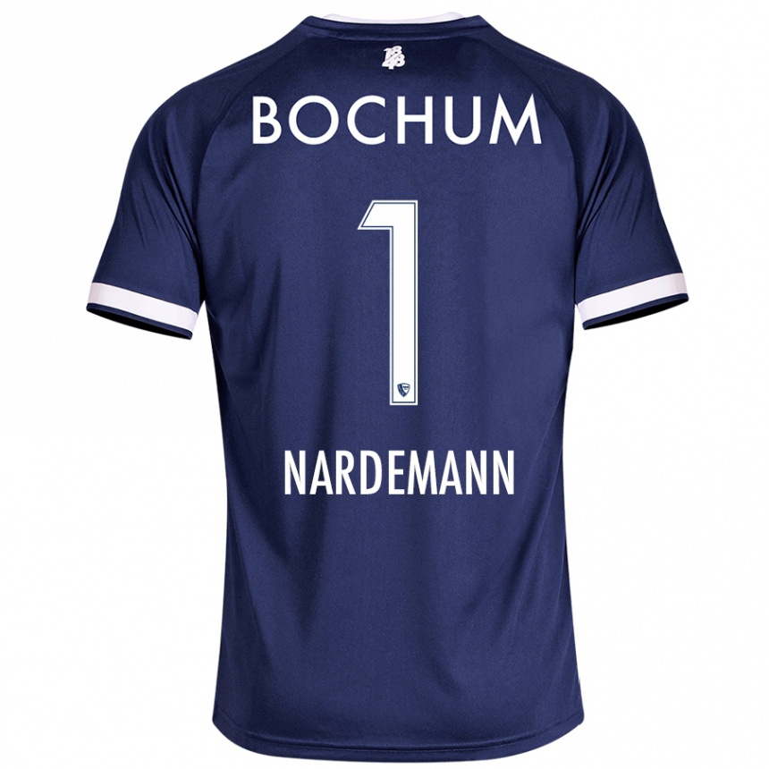 Hombre Fútbol Camiseta Kari Närdemann #1 Azul Oscuro 1ª Equipación 2024/25 Perú