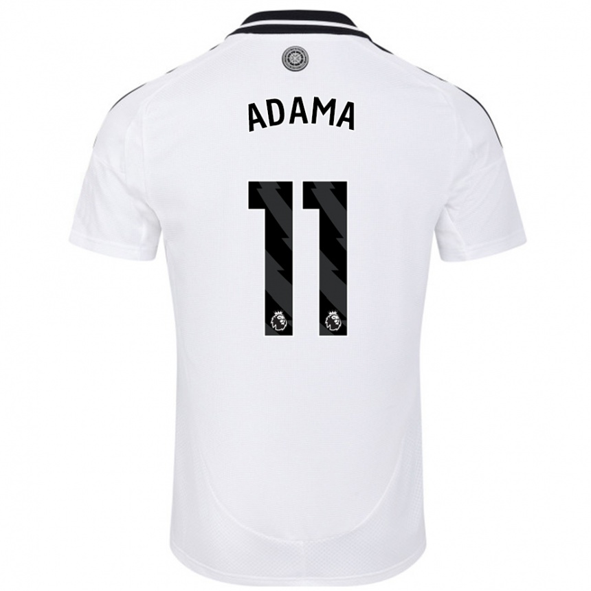 Hombre Fútbol Camiseta Adama Traoré #11 Blanco 1ª Equipación 2024/25 Perú