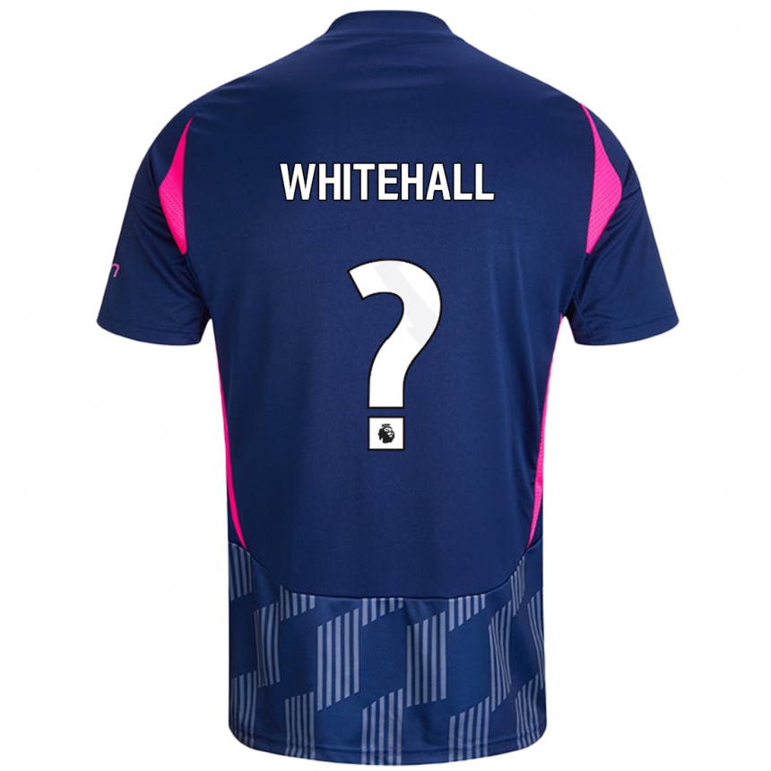 Hombre Fútbol Camiseta Archie Whitehall #0 Azul Real Rosa 2ª Equipación 2024/25 Perú