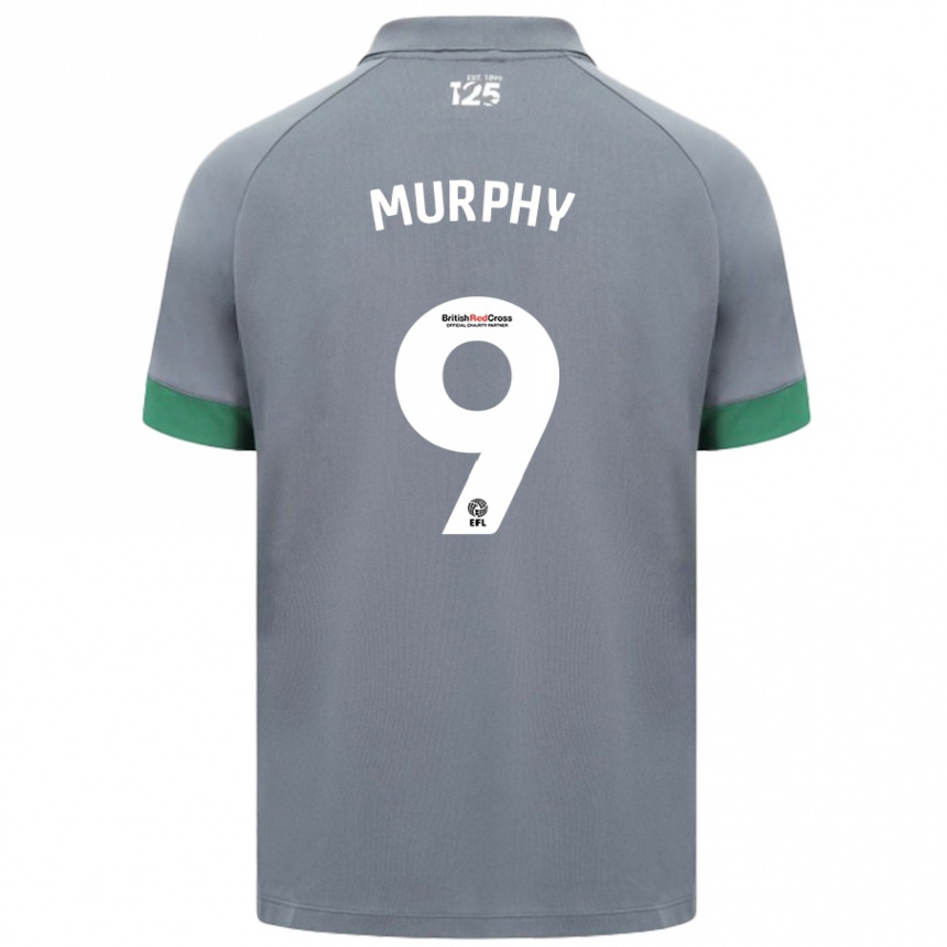 Hombre Fútbol Camiseta Alana Murphy #9 Gris Oscuro 2ª Equipación 2024/25 Perú