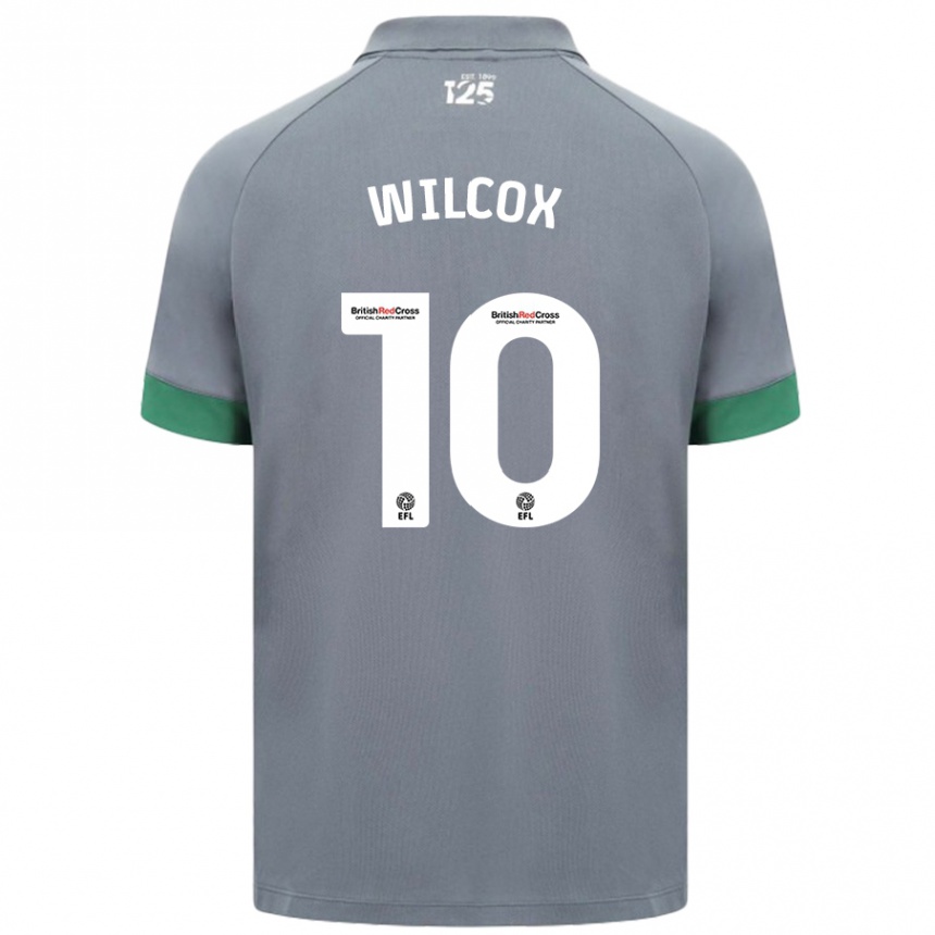 Hombre Fútbol Camiseta Danielle Wilcox #10 Gris Oscuro 2ª Equipación 2024/25 Perú