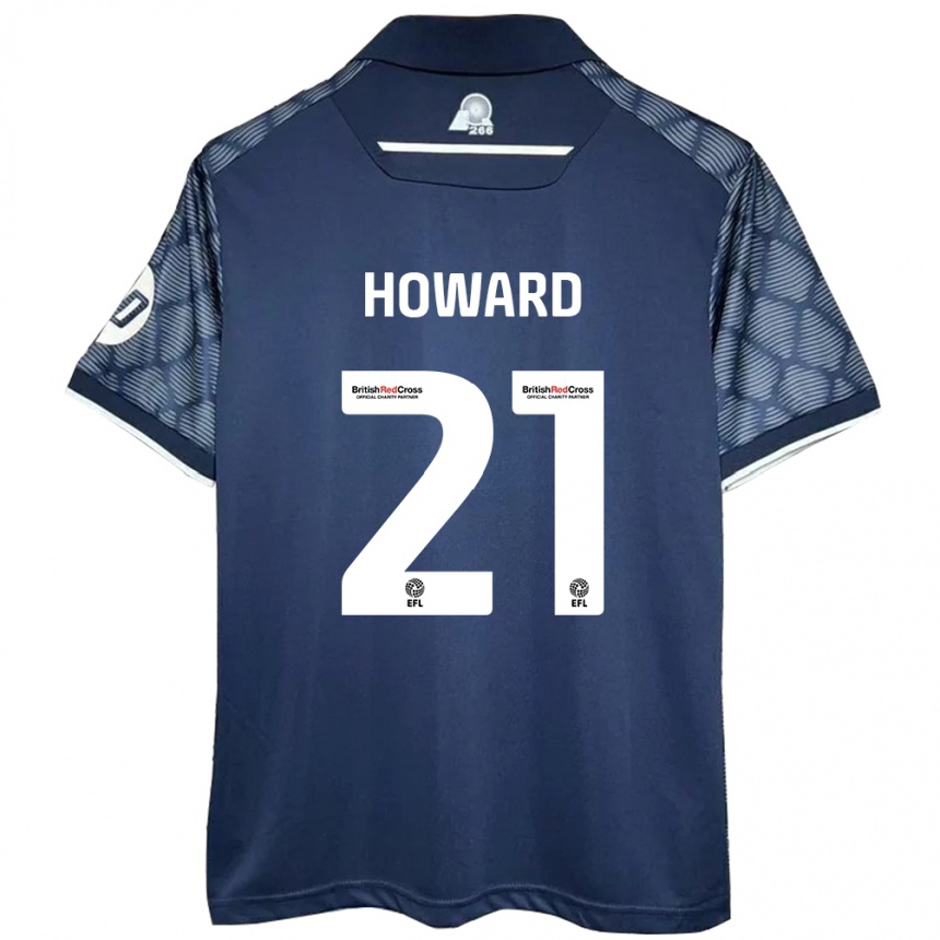 Hombre Fútbol Camiseta Mark Howard #21 Negro 2ª Equipación 2024/25 Perú