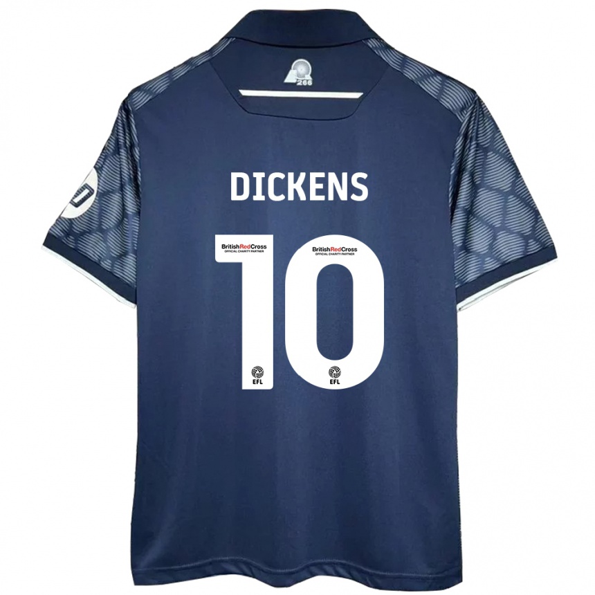 Hombre Fútbol Camiseta Tj Dickens #10 Negro 2ª Equipación 2024/25 Perú