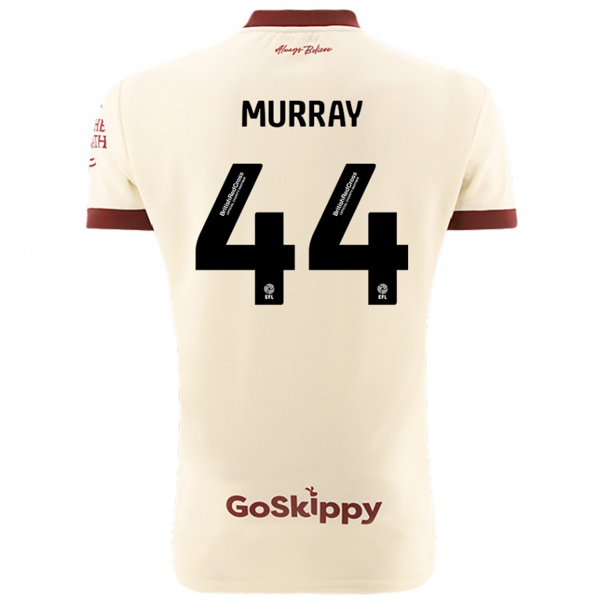 Hombre Fútbol Camiseta Satara Murray #44 Crema Blanco 2ª Equipación 2024/25 Perú