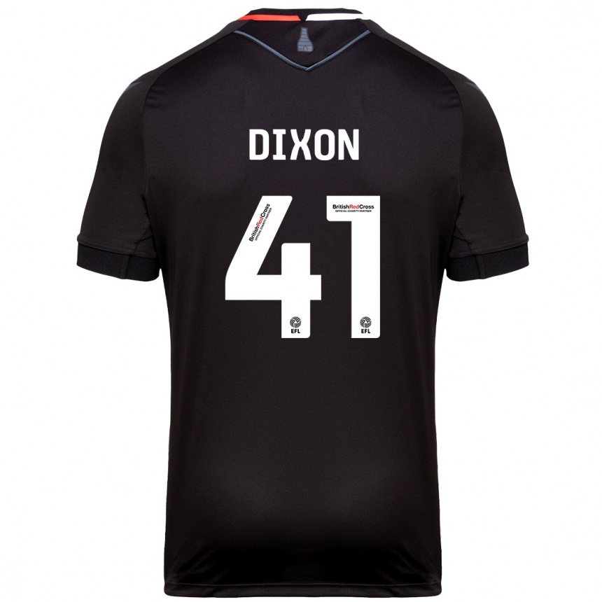 Hombre Fútbol Camiseta Jaden Dixon #41 Negro 2ª Equipación 2024/25 Perú