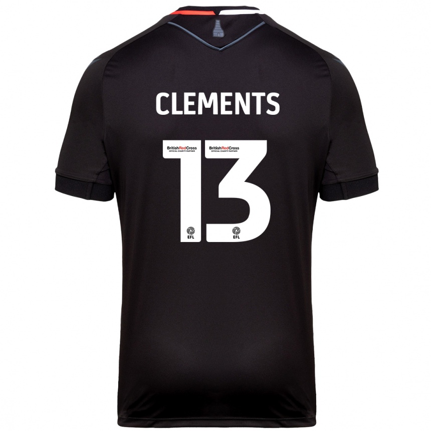 Hombre Fútbol Camiseta Daisy Clements #13 Negro 2ª Equipación 2024/25 Perú