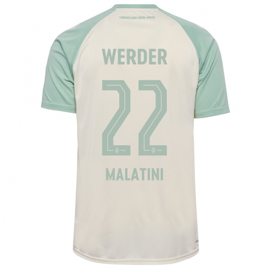 Hombre Fútbol Camiseta Julián Malatini #22 Blanquecino Verde Claro 2ª Equipación 2024/25 Perú