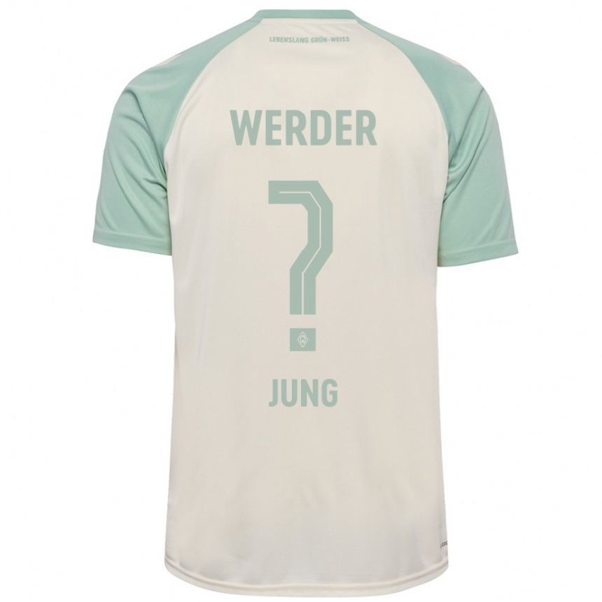 Hombre Fútbol Camiseta Hugo Jung #0 Blanquecino Verde Claro 2ª Equipación 2024/25 Perú