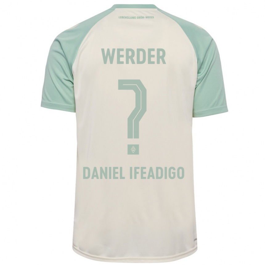 Hombre Fútbol Camiseta Kamsiyonna Daniel Ifeadigo #0 Blanquecino Verde Claro 2ª Equipación 2024/25 Perú