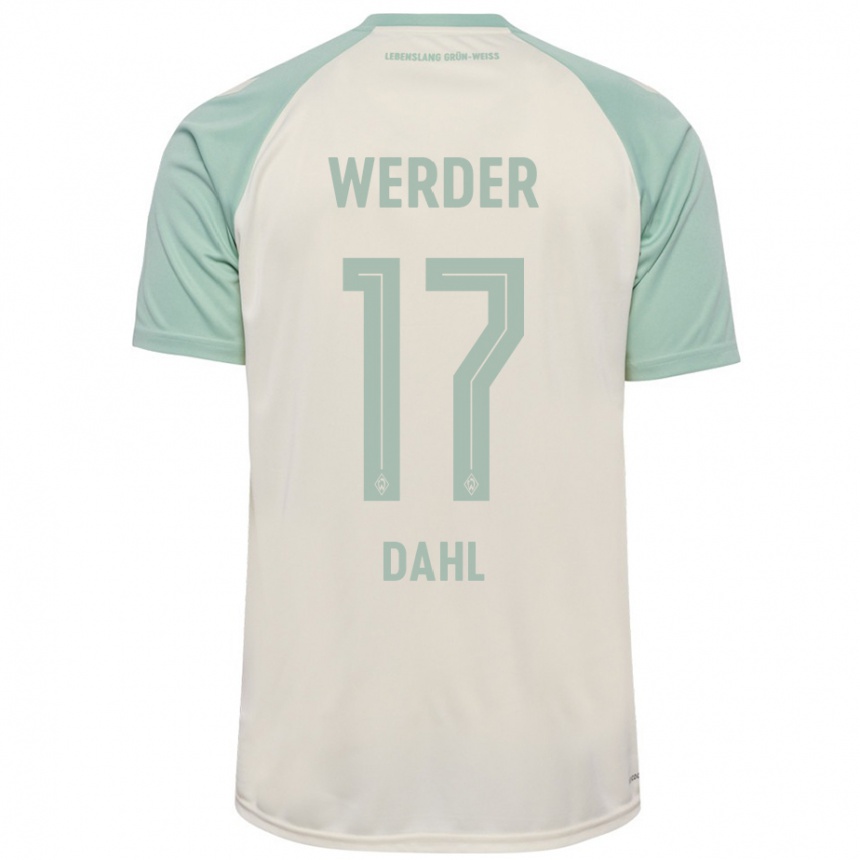 Hombre Fútbol Camiseta Amira Dahl #17 Blanquecino Verde Claro 2ª Equipación 2024/25 Perú