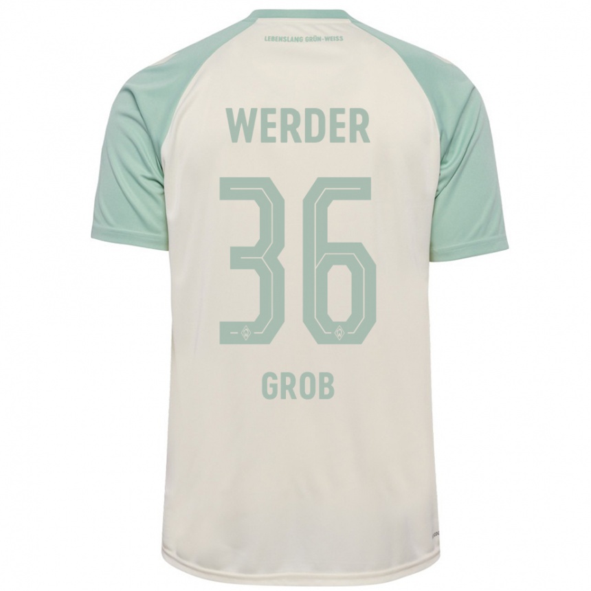 Hombre Fútbol Camiseta Christian Groß #36 Blanquecino Verde Claro 2ª Equipación 2024/25 Perú