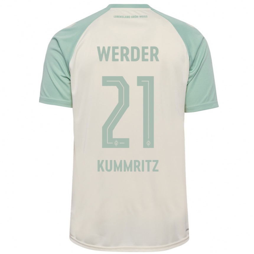 Hombre Fútbol Camiseta Liam Kümmritz #21 Blanquecino Verde Claro 2ª Equipación 2024/25 Perú