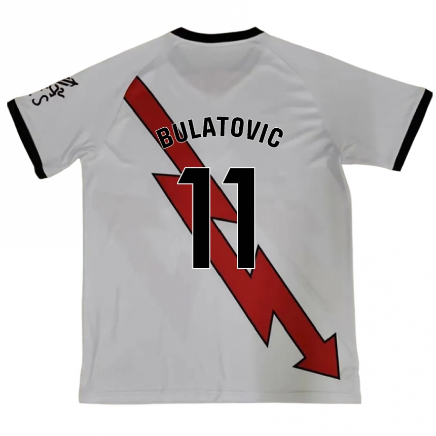 Hombre Fútbol Camiseta Slađana Bulatović #11 Rojo 2ª Equipación 2024/25 Perú