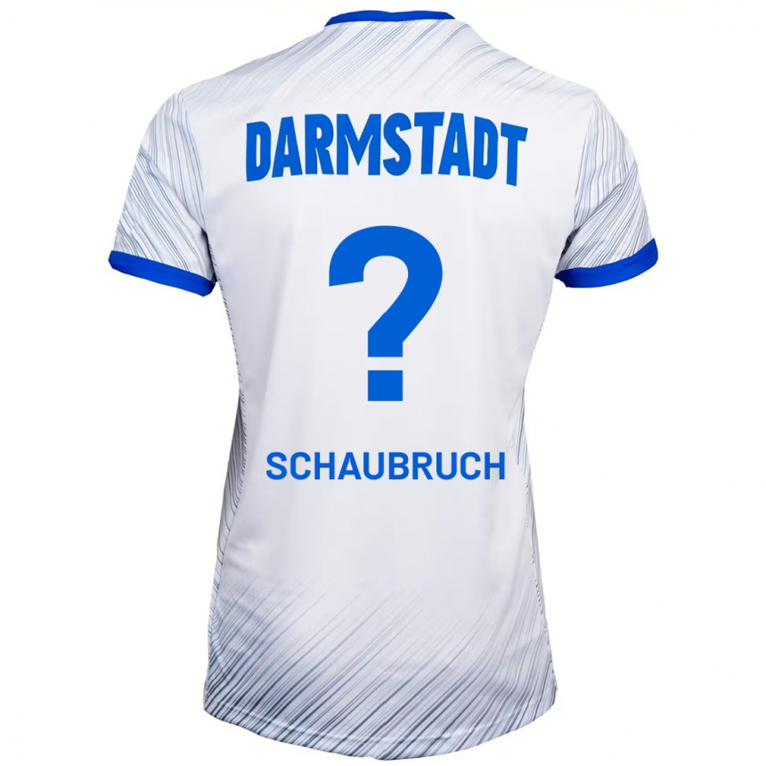 Hombre Fútbol Camiseta Julian Schaubruch #0 Blanco Azul 2ª Equipación 2024/25 Perú