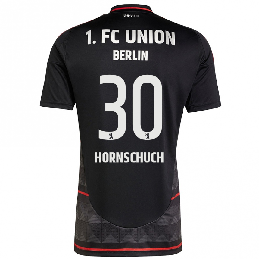 Hombre Fútbol Camiseta Sarah Hornschuch #30 Negro 2ª Equipación 2024/25 Perú