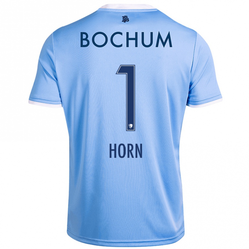 Hombre Fútbol Camiseta Timo Horn #1 Azul Cielo 2ª Equipación 2024/25 Perú