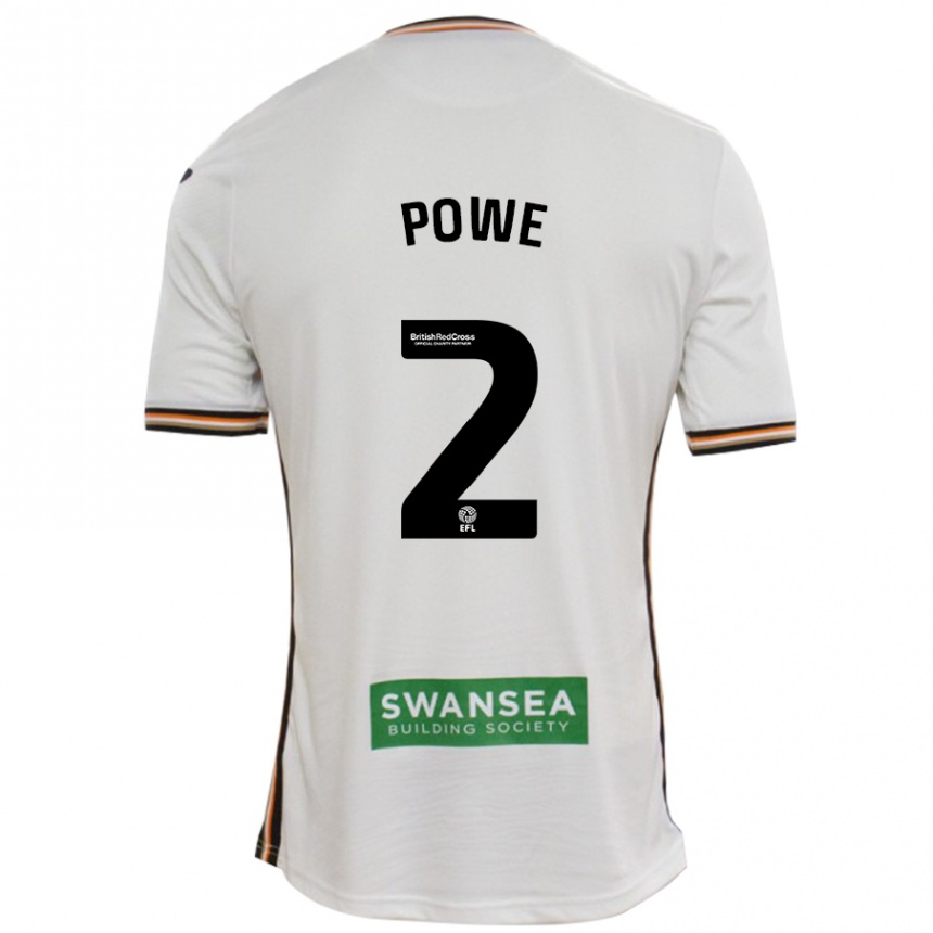 Mujer Fútbol Camiseta Alicia Powe #2 Blanco 1ª Equipación 2024/25 Perú