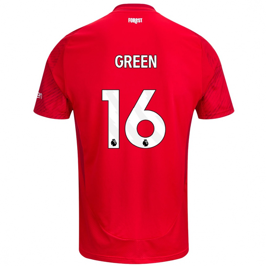 Mujer Fútbol Camiseta Mollie Green #16 Rojo Blanco 1ª Equipación 2024/25 Perú