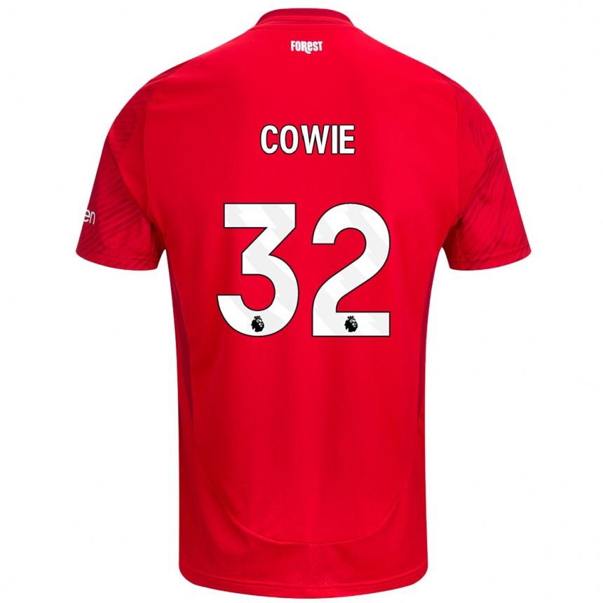 Mujer Fútbol Camiseta Abi Cowie #32 Rojo Blanco 1ª Equipación 2024/25 Perú