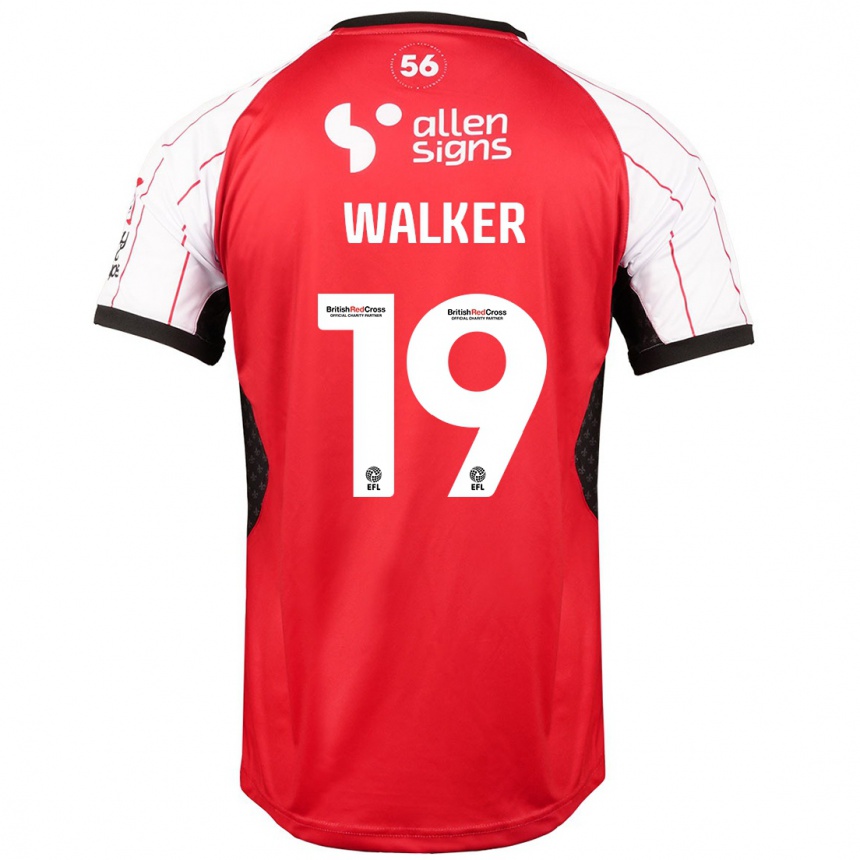 Mujer Fútbol Camiseta Tyler Walker #19 Blanco 1ª Equipación 2024/25 Perú