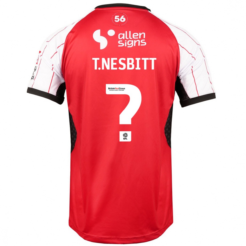 Mujer Fútbol Camiseta Thomas Nesbitt #0 Blanco 1ª Equipación 2024/25 Perú