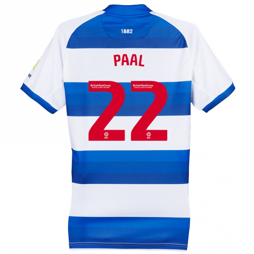 Mujer Fútbol Camiseta Kenneth Paal #22 Blanco Azul 1ª Equipación 2024/25 Perú