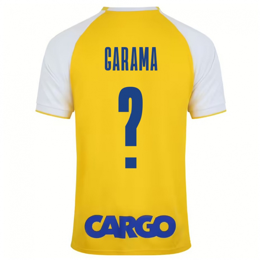 Mujer Fútbol Camiseta Ben Garama #0 Amarillo Blanco 1ª Equipación 2024/25 Perú