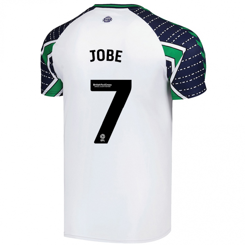 Mujer Fútbol Camiseta Jobe Bellingham #7 Blanco 2ª Equipación 2024/25 Perú