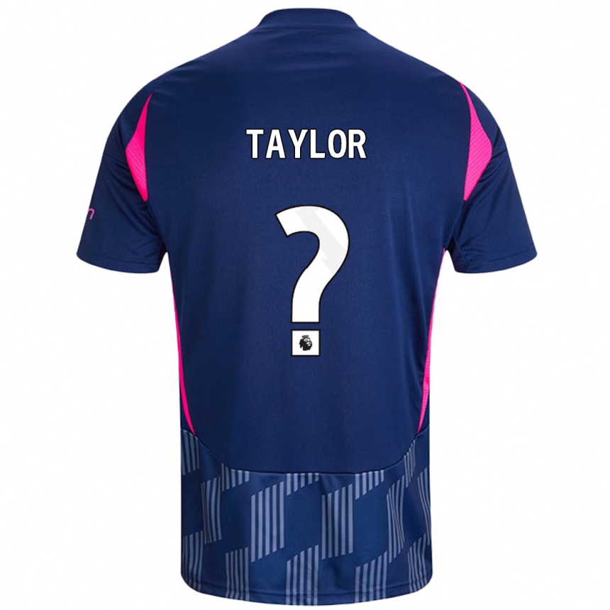 Mujer Fútbol Camiseta Dale Taylor #0 Azul Real Rosa 2ª Equipación 2024/25 Perú