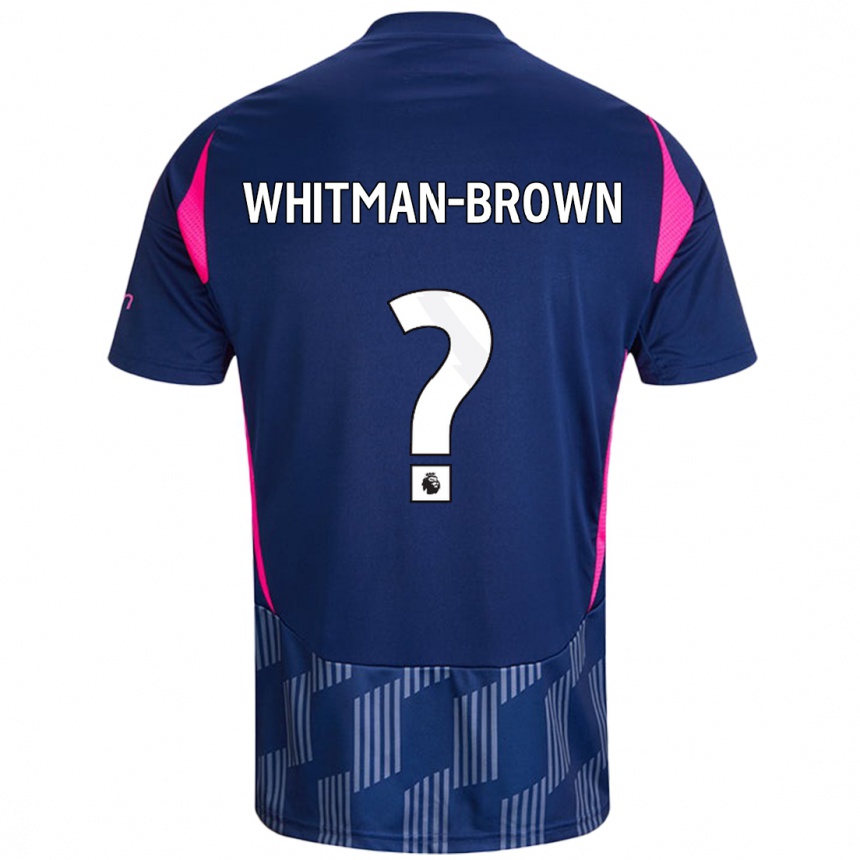 Mujer Fútbol Camiseta Chae Whitman-Brown #0 Azul Real Rosa 2ª Equipación 2024/25 Perú