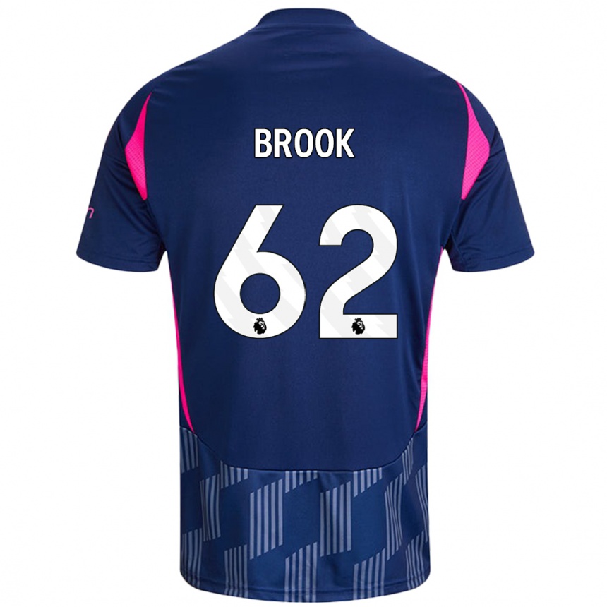 Mujer Fútbol Camiseta Will Brook #62 Azul Real Rosa 2ª Equipación 2024/25 Perú