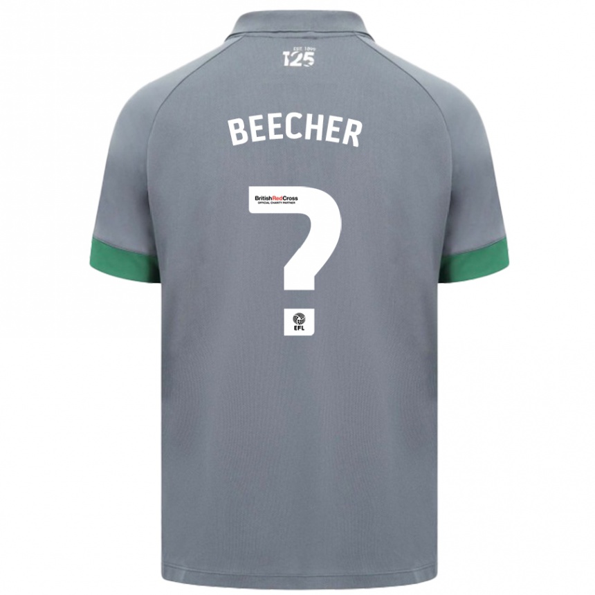 Mujer Fútbol Camiseta Josh Beecher #0 Gris Oscuro 2ª Equipación 2024/25 Perú