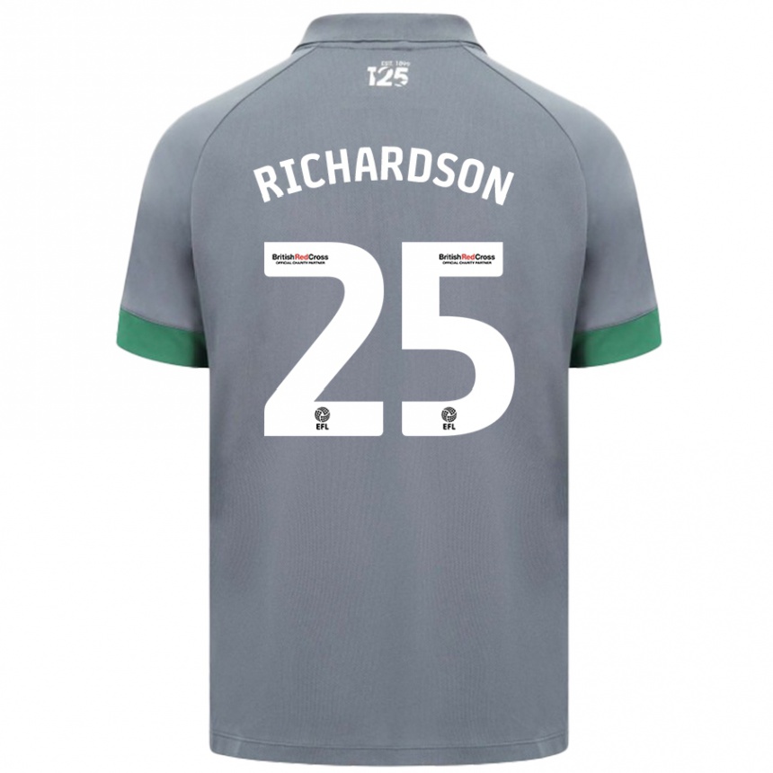 Mujer Fútbol Camiseta Tija Richardson #25 Gris Oscuro 2ª Equipación 2024/25 Perú